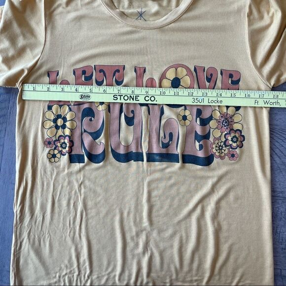 Life Clothing Company Groovy Soft "Let Love Rule" Shirt - Small - Picture 7 of 8
